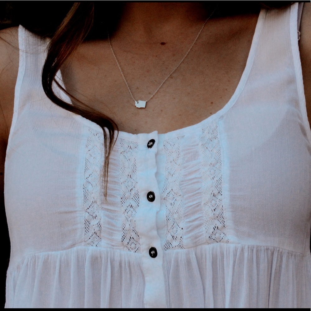 FOREVER21 white tank